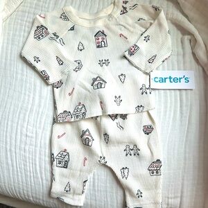 NWT Carters Newborn Thermal Pajamas